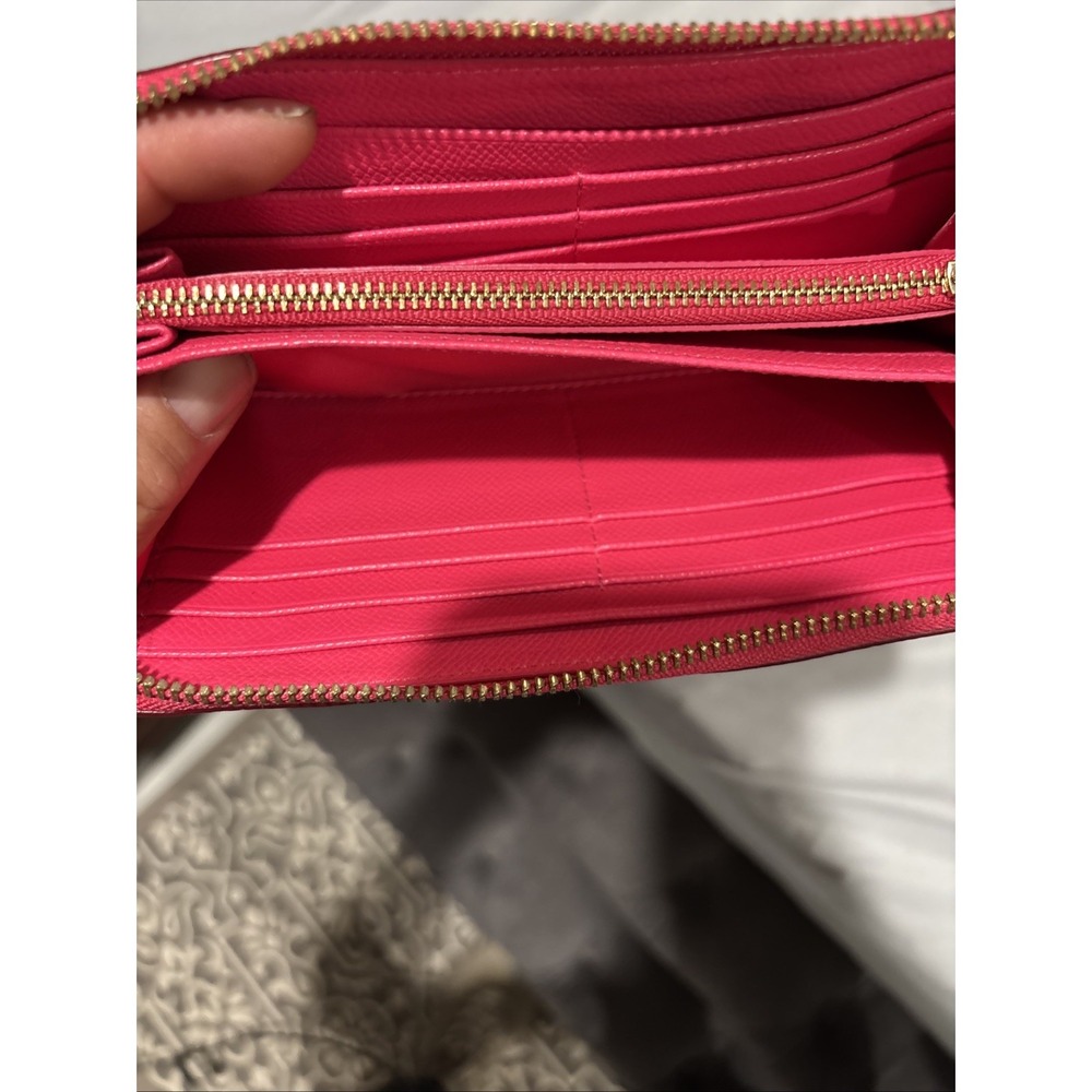 coach wallet Hot Pink Zip Up - Picture 6 of 8